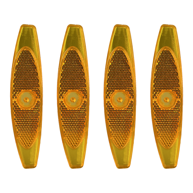 Fietsreflectoren Oranje (4 stuks)